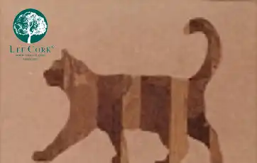 Cork pet wall art